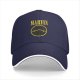 Black baseball cap with Marvin dead face graphic print