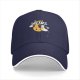 Black baseball cap with Sweet Dreams cheese moon and mouse graphic