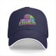 Black baseball cap with Elisa Sue graphic and text print