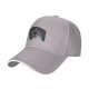 Black Baseball Cap With Monster Face Graphic Design