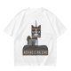 Olive T-Shirt with Grumpy Cat Lego Style 'Nothing Is Awesome' Print