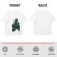 Olive T-shirt with Dark Fantasy Spirit Creature Graphic