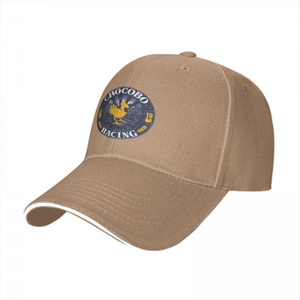Chocobo Racing Graphic Black Baseball Cap