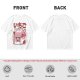 Olive T-Shirt with Strawberry Milk Carton Cat Shop Graphic
