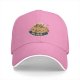 Black Baseball Cap With Cute Cinnamon Roll Bunny 'You Roll' Graphic
