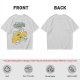 Olive graphic t-shirt with 'Relax and Cheese the Day' and mice on cheese