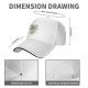 Black baseball cap with cartoon beer can robot graphic