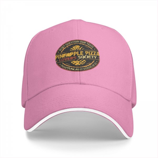 Pineapple Pizza Lovers Society Black Baseball Cap