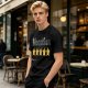 Olive Green T-Shirt With Vacation And Five Star Graphic Print