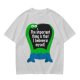 Olive T-Shirt With Dinosaur Graphic And Self Belief Text