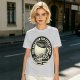 Olive t-shirt with coffee themed 'the solution for everything' print