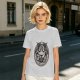 Olive T-Shirt With Cute Emotional Support Demon Goat Graphic