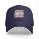 Black baseball cap with Catzilla monster cat graphic print