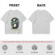 Olive graphic tee with sarcastic hungry opossum in sunglasses