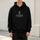 Black Hoodie With Darth Vader 'Hello Darthness My Old Friend' Print