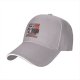 Black baseball cap with a tired raccoon office worker graphic