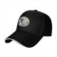Black Baseball Cap with The Great Wave Off Kanagawa Print