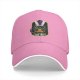 Black baseball cap with bunny ears egg hunt graphic design