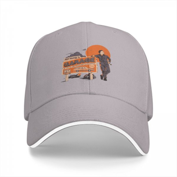 Michael's Garage Themed Black Baseball Cap