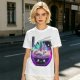 Olive T-Shirt With Galaxy Ramen Bowl Kawaii Graphic