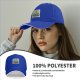 Black Baseball Cap with Anime Stamp Print Design