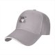 Black Baseball Cap With Disappointed Cat Graphic Print