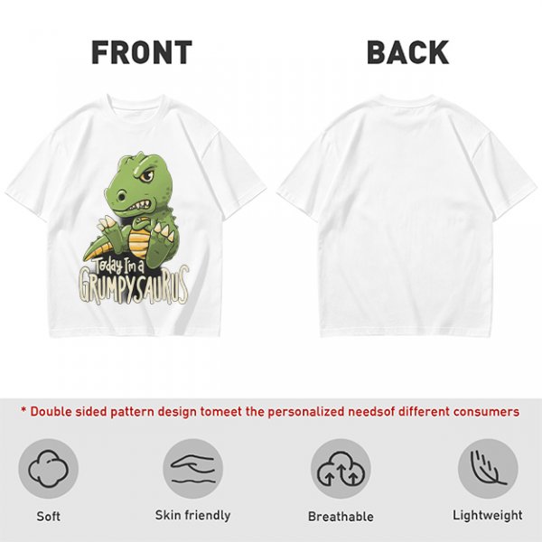Grumpy Dinosaur T-Shirt for Kids Today I'm a Grumpysaurus