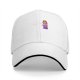 Black Baseball Cap with Lego Girl Minifigure Graphic