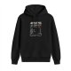 Adulting Nutritional Facts Graphic Black Hoodie