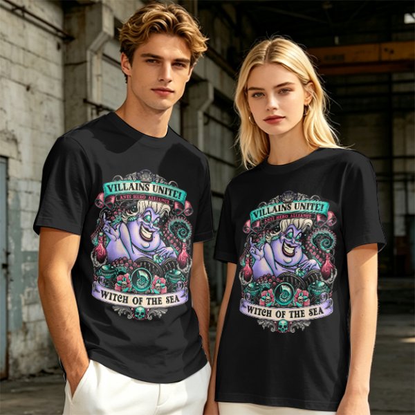 Villains Unite Witch of the Sea Ursula Graphic T-Shirt