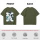 Hunter x Hunter Chibi Characters Graphic Olive T-Shirt