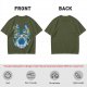 Chrono Trigger Characters and Pod Graphic Olive T-Shirt