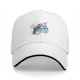 Black Baseball Cap With Whimsical Night Tree And Sheep Art Print