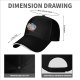 Black Baseball Cap With Cute Shiba Inu Ramen Bowl Graphic