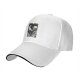 Black Baseball Cap With The Moon Tarot Card Skeleton Design