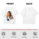 Olive T-Shirt With Cute Clownfish Sushi Graphic Print