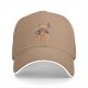 Black Baseball Cap With Tattooed Samurai Cat Holding Katana