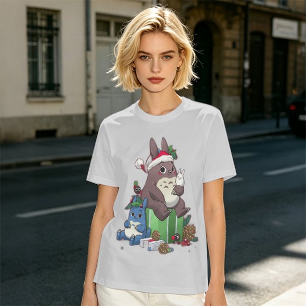 Christmas Totoro and Friends Graphic Tee