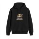 Black hoodie with a cute cat graphic and 'CAME BACK NEGATIVE' text