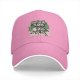 Black baseball cap with 'Water My Plants When I'm Gone' skull and plant graphic