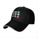 Black Baseball Cap With Star Wars Themed Conversation Hearts