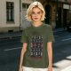 Olive T-Shirt With Final Fantasy Christmas Themed Pixel Art Print
