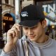 Black baseball cap with 'You are like a cloud' cute cloud graphic