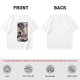 Olive T-Shirt with Japanese Ukiyo-e Dragon and Wave Print