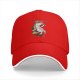 Black Baseball Cap With Dancing Unicorn Rainbow Graphic