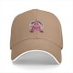 Black Baseball Cap With Pink Fairy Princess Graphic Print