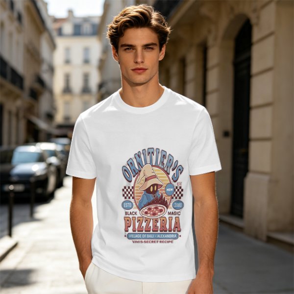 Ornitier's Black Magic Pizzeria Graphic T-Shirt