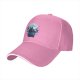 Black baseball cap with bat and full moon gothic graphic