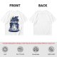 Olive T-Shirt With Magical Fantasy Creature Silhouette Art Print