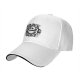 Black baseball cap with 'Give Me Coffee Or Give Me Death' skull graphic